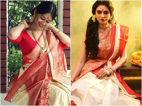 Traditional Bengali Sarees for Durga Puja | Sarees for Durga Puja 2019