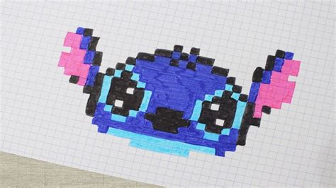 Stitch En Pixel Art ! tout Pixel Art Facile Fille - PrimaNYC.com