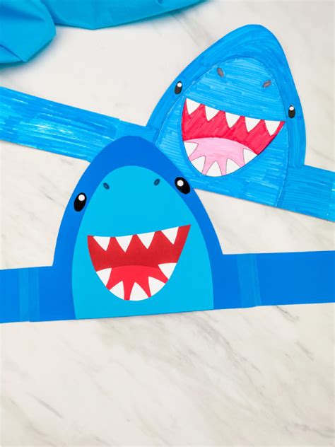 Baby Shark Headband Template