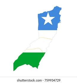 Puntland Somalia Map On World Map Stock Vector (Royalty Free) 759934729 ...