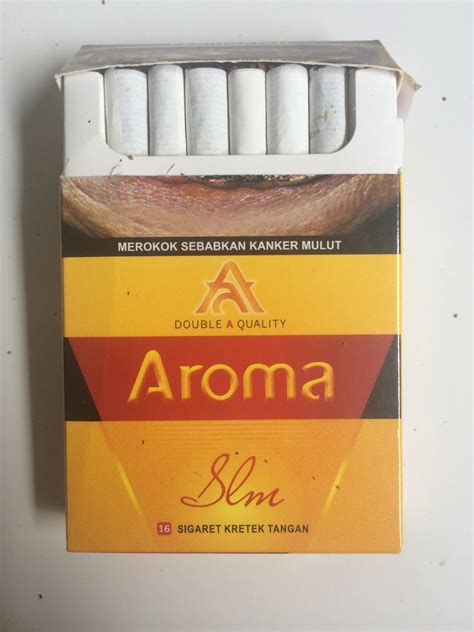 Aroma SLM (Slim), Rokok Sigaret Kretek Tangan dengan Diameter yang Kecil