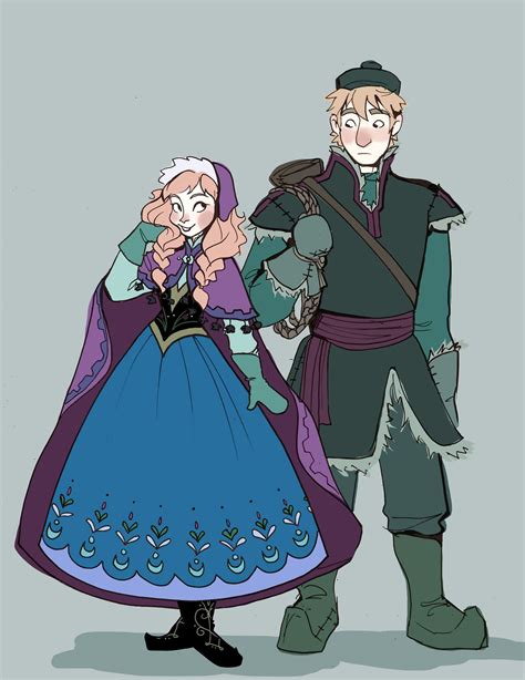 Kristoff And Anna Frozen Fan Art