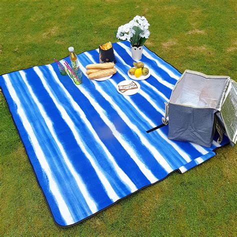 Azuma Outdoor Picnic Blanket Rug PEVA Waterproof Backing Camping ...