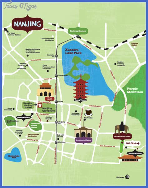 Hangzhou Map Tourist Attractions - ToursMaps.com