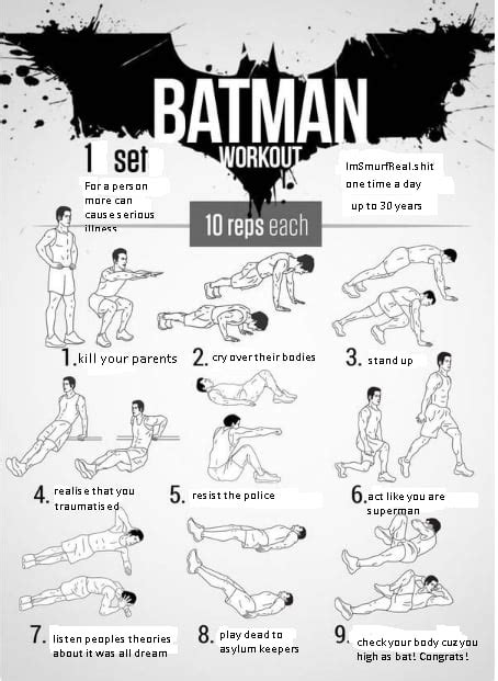 Realistic Batman Workout ! - 9GAG