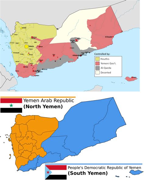 Correlation between Houthi-controlled territory in... - Maps on the Web ...