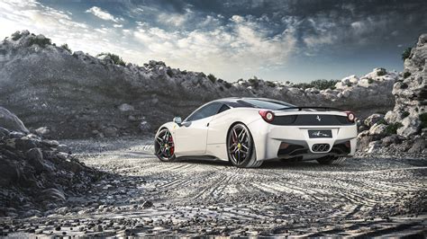 Ferrari 458 Italia White Wallpaper,HD Cars Wallpapers,4k Wallpapers ...