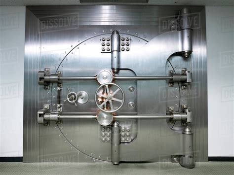 Bank Vault Door Exterior - Stock Photo - Dissolve