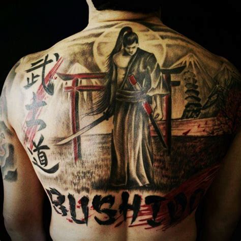 7 Virtues Of Bushido Tattoo