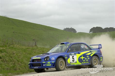 Richard Burns, Robert Reid, Subaru Impreza WRC at Rally New Zealand