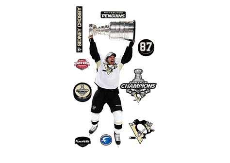 Life-Size Sidney Crosby - Stanley Cup Wall Decal | Shop Fathead® for ...