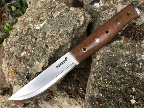 Hunting knife with sheath full tang bushcraft knife - Perkin