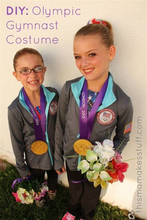 Tutorial: Olympic Gymnast Costume {halloween DIY} | This Mama Makes ...