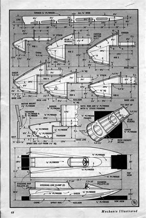 Free tunnel hull boat plans Best savings ~ Sailboat tattoo design