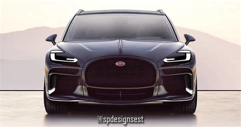 Bugatti SUV Unofficial Digital Illustrations Use the Mistral as a Blank ...