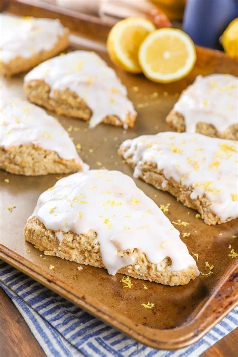 Lemon Poppy Seed Scones - A Kitchen Addiction