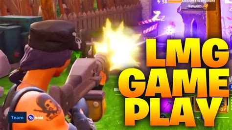 FORTNITE LMG GAMEPLAY - YouTube