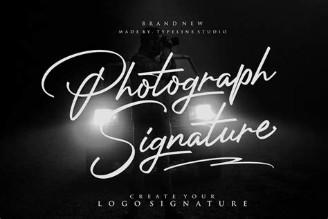 Photograph Signature Logo fonts (269187)