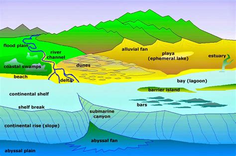 Amazing Geology: Depositional Environments: Where Sediments Accumul ...