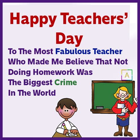 Funny Teachers Day Messages, Teacher And Student Jokes