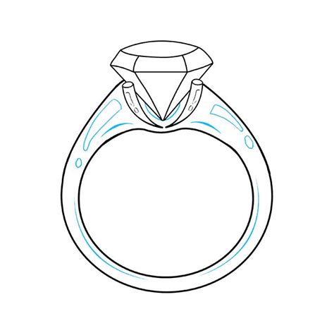 diamond ring cartoon drawing - Danika Skelton