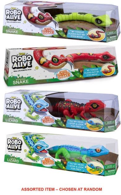 Robo Alive Robotic Lizard & Snake Series 1 (Assorted, Styles Vary) by ...