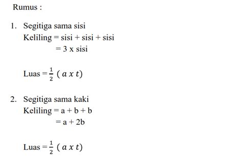 Rumus Luas Dan Keliling Segitiga Sama Sisi Lengkap Dengan Contoh Soal ...