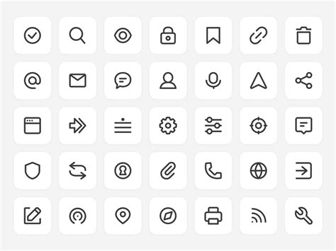 128 Basic Icons - FreebiesUI