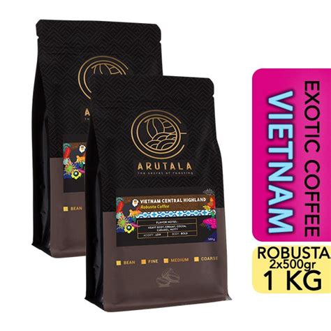 Jual kopi-biji- arutala kopi vietnam central highland robusta 1kg ...