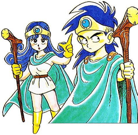 Dragon Quest 3 Classes Artwork both Nes and Snes by Akira Toriyama ...