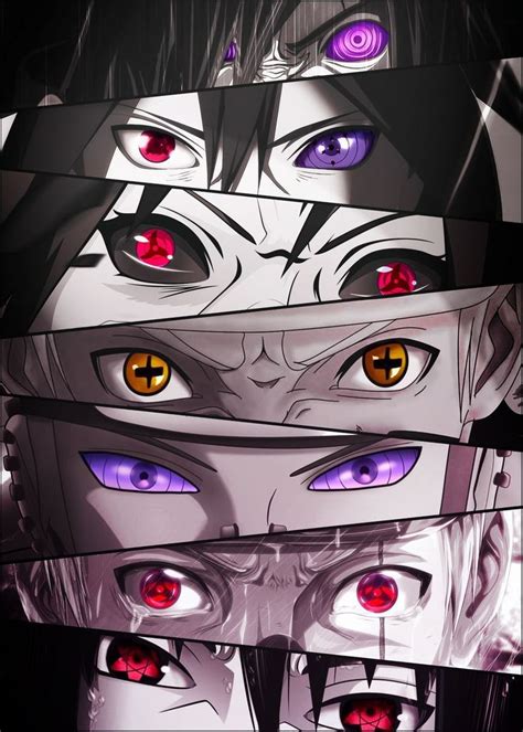 'Naruto Eyes' Poster by Undermountain | Displate in 2021 | Naruto eyes ...