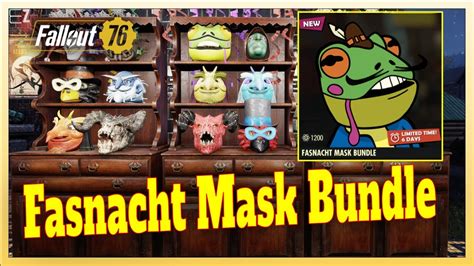 Fallout 76 Atomis Shop | Fasnacht Mask Bundle Review (Before You Buy ...