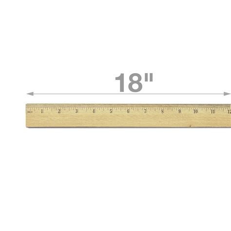 Amazon.com : Officemate OIC Classic Wood Ruler with Double Metal Edge ...