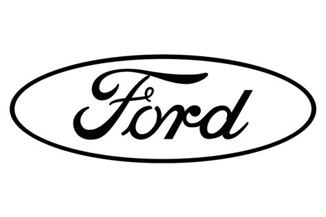 Logo Voiture : Marque Ford | Format HD Png Dessin Noir Blanc