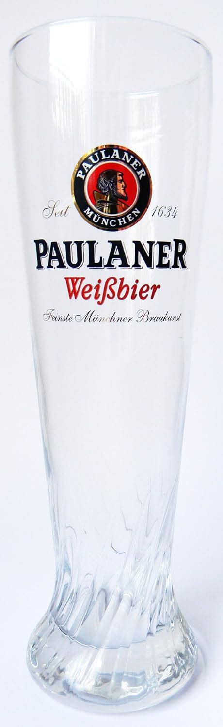 Paulaner Beer Glasses 0,5 Litre, Pint, Set of 2 Glasses, NEW: Amazon.co ...