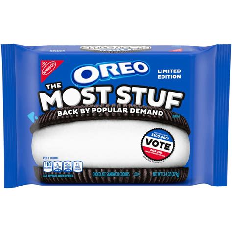 OREO The Most Stuf Chocolate Sandwich Cookies, Limited Edition At ...