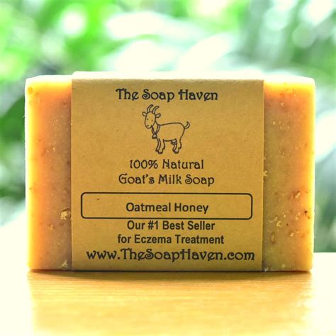 Oatmeal Honey Goat Milk Soap for Eczema, Psoriasis & Sensitive Skin