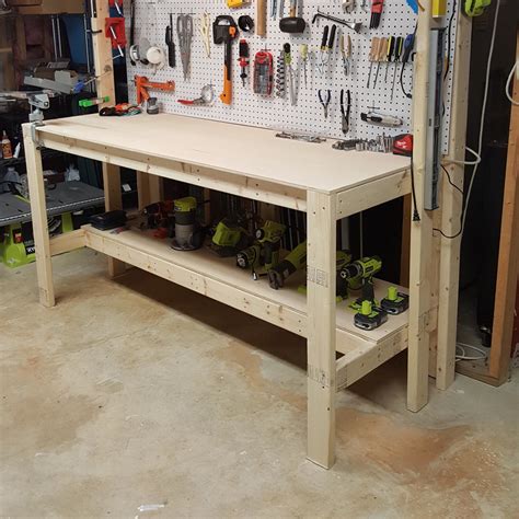 What is the best size for a garage workbench? | Garage Sanctum