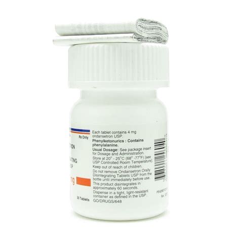 Ondansetron ODT, 4mg Tablets, 30/Bottle | McGuff Medical Products