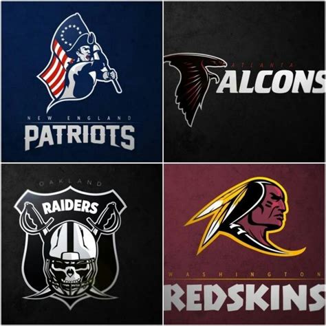 ALL 32 NFL Team logos reimagined | Nfl teams logos, 32 nfl teams, Nfl teams