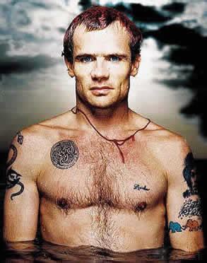 FLEA of RED HOT CHILI PEPPERS TATTOO PICS PHOTOS PICTURES OF HIS TATTOOS