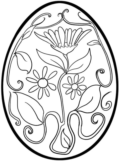 Easter Egg Coloring Pages