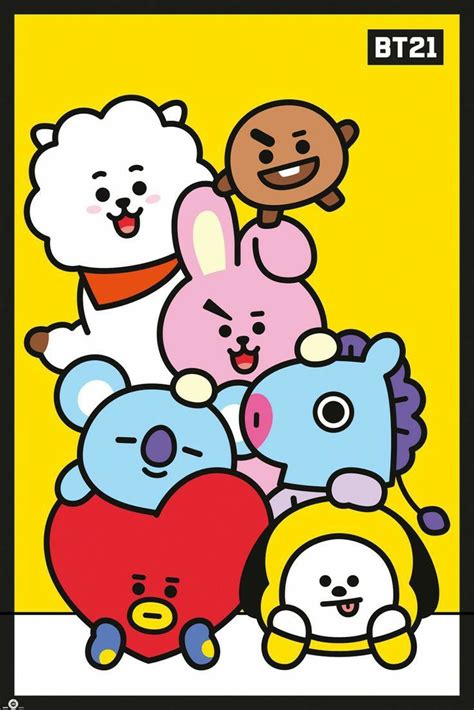 Pin de Ariana Mejia em bt21 em 2020 | Papel de parede kpop, Bts papel ...