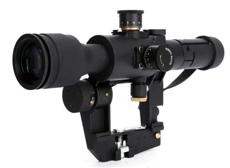 PHANTOM Svd Red Illuminated Hunting AK Sniper Dragunov Riflescope 4x26 ...