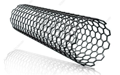 Carbon Nanotube Molecular Model - Stock Image - C028/0069 - Science ...