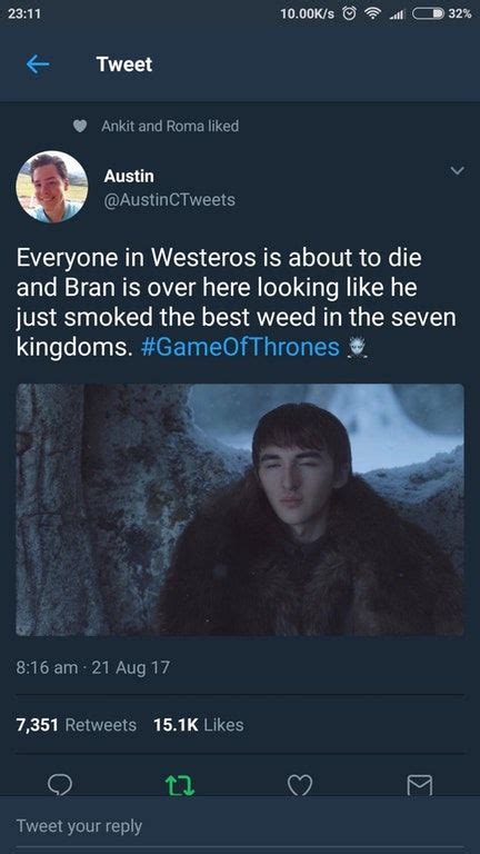 Game of thrones season 7 funny humour meme, Bran Stark | Game of ...