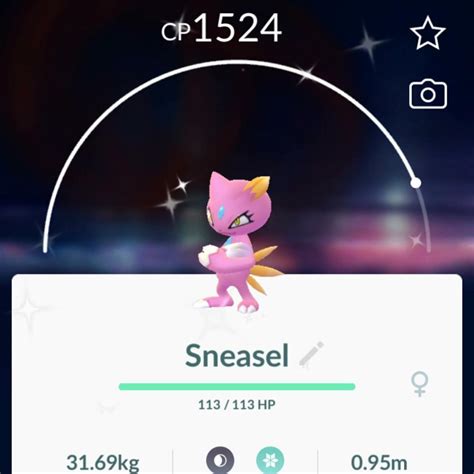 SHINY SNEASEL Pokemon Go, Video Gaming, Gaming Accessories, Game Gift ...