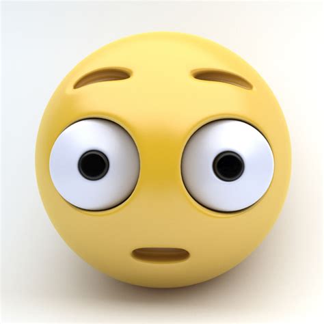 3d model emoji surprised