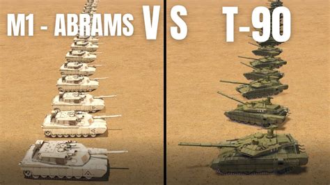 M1-A1 Abrams Tank VS T-90 Russian Tank - TANK BATTLE - ARMA 3 - YouTube