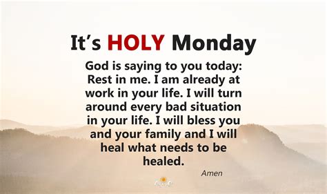 It’s HOLY Monday!